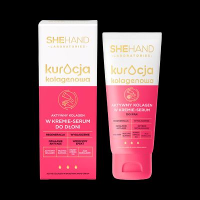 Aktywny kolagen do dłoni w wygładzającym kremie - serum Aktywny kolagen do dłoni w wygładzającym kremie - serum