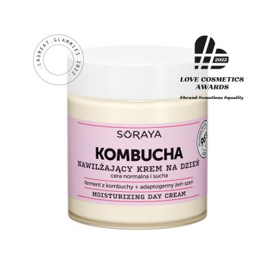 Nawilżający krem na dzień - kombucha
