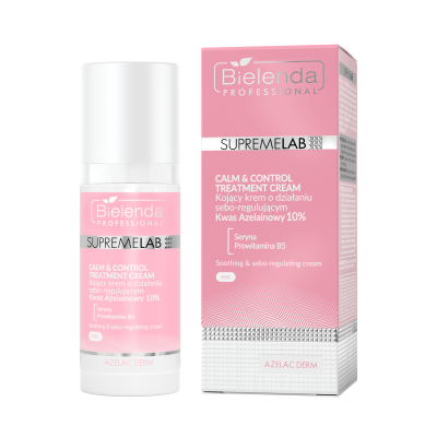 Calm&Control Treatment Cream, Kojący krem o działaniu sebo-regulującym Calm&Control Treatment Cream, Kojący krem o działaniu sebo-regulującym