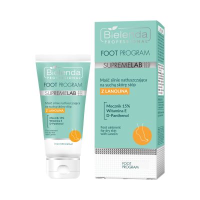 Maść silnie natłuszczająca na suchą skórę stóp z Lanoliną