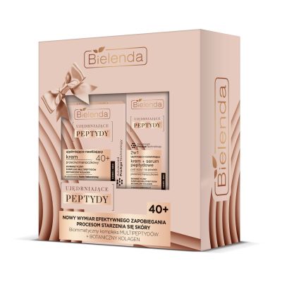 Zestaw UJĘDRNIAJĄCE PEPTYDY 40+  Zestaw UJĘDRNIAJĄCE PEPTYDY 40+