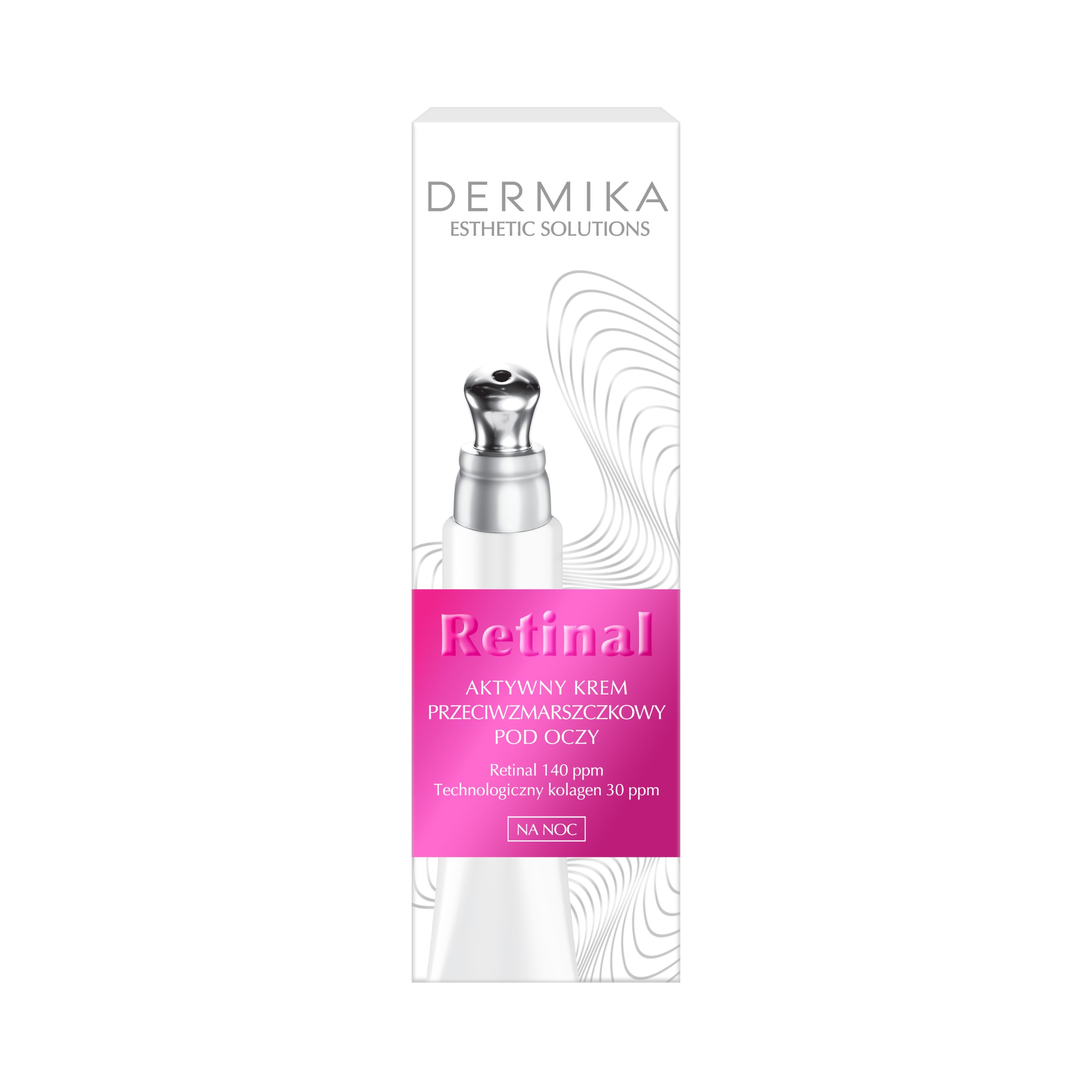 Ночной крем для кожи вокруг глаз Dermika Esthetic Solutions Retinal против морщин, с ретиналем, 15 мл — фото 3