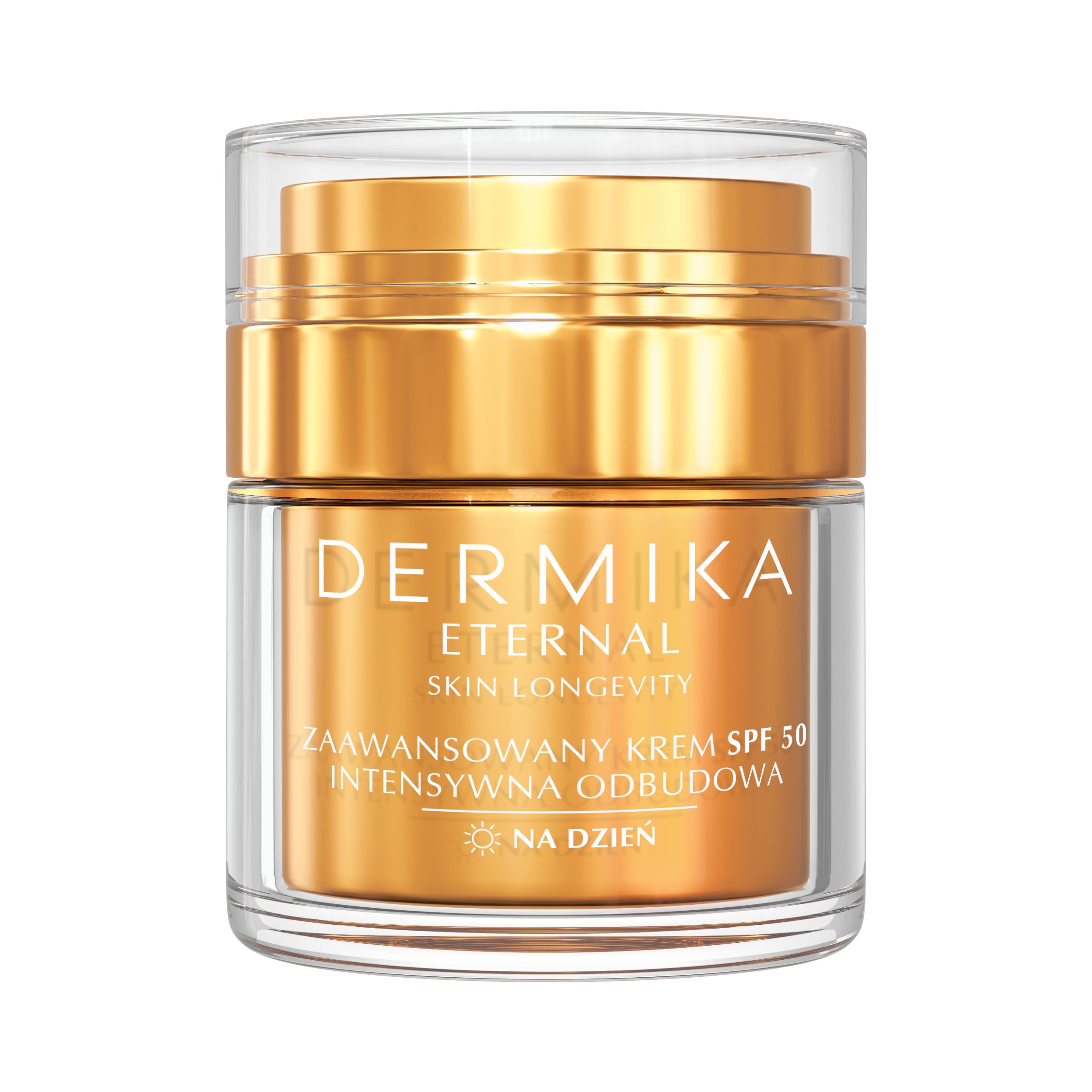 Дневной крем для лица Dermika Eternal Интенсивное восстановление, SPF 50, для зрелой кожи, 50 мл — фото 2