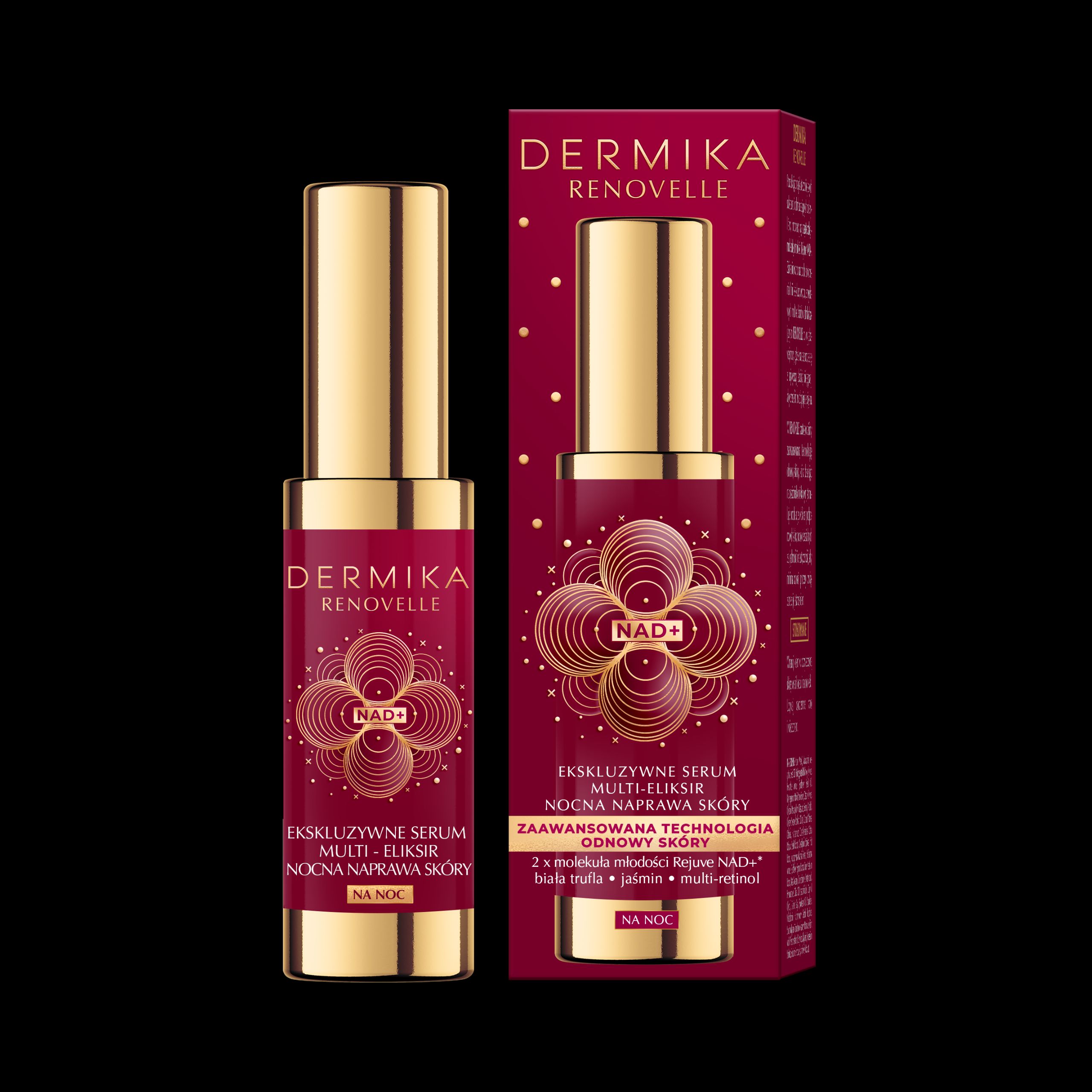 Сыворотка-эликсир для лица Dermika, ночная, восстанавливающая — фото 3