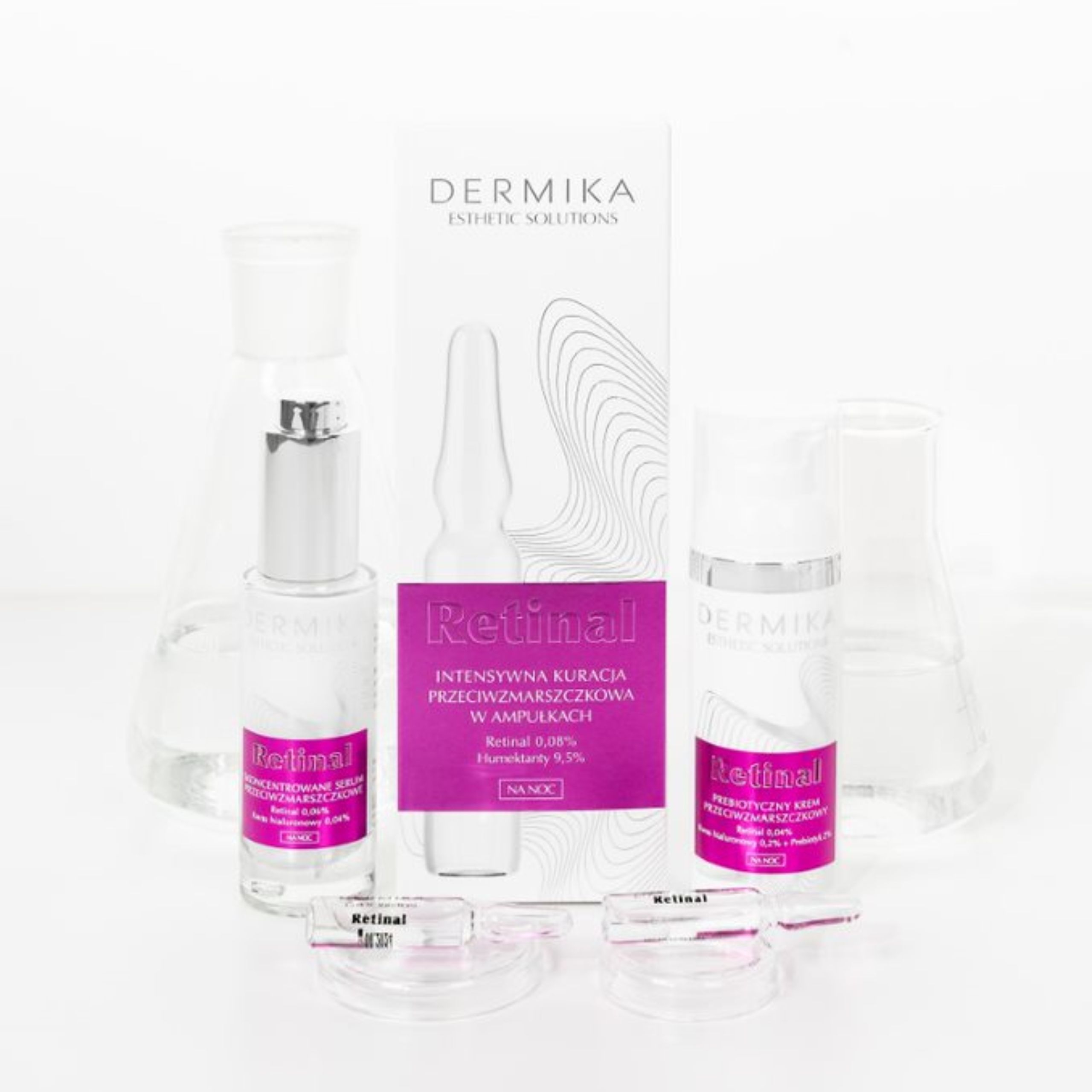 Сыворотка для лица Dermika, ночная, против морщин, с ретиналем — фото 5