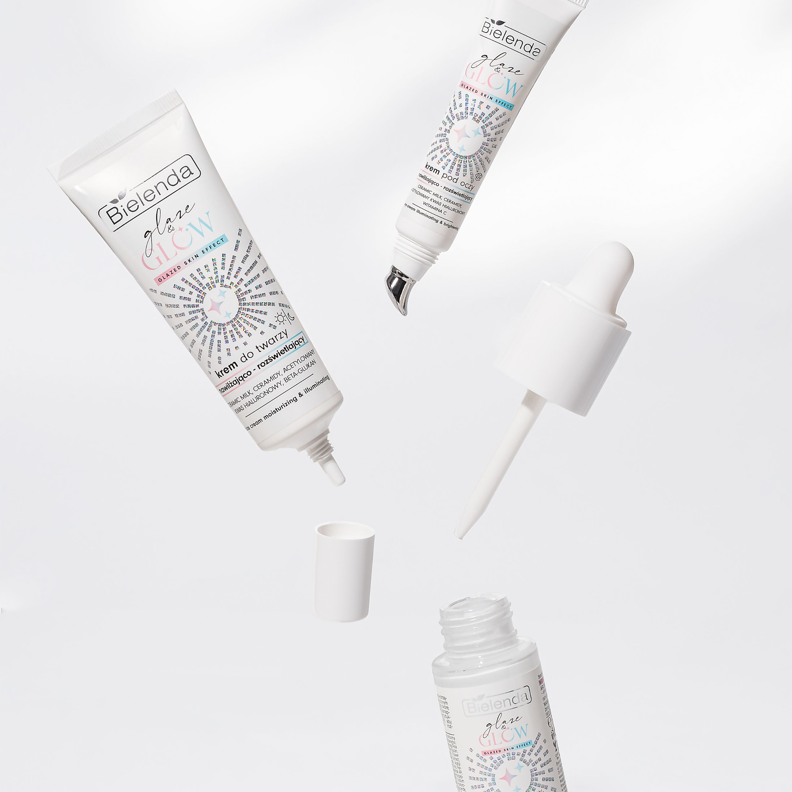 Сыворотка для лица Bielenda Glazed Skin Effect керамидная, увлажняющая и придающая сияние, для сухой кожи — фото 5