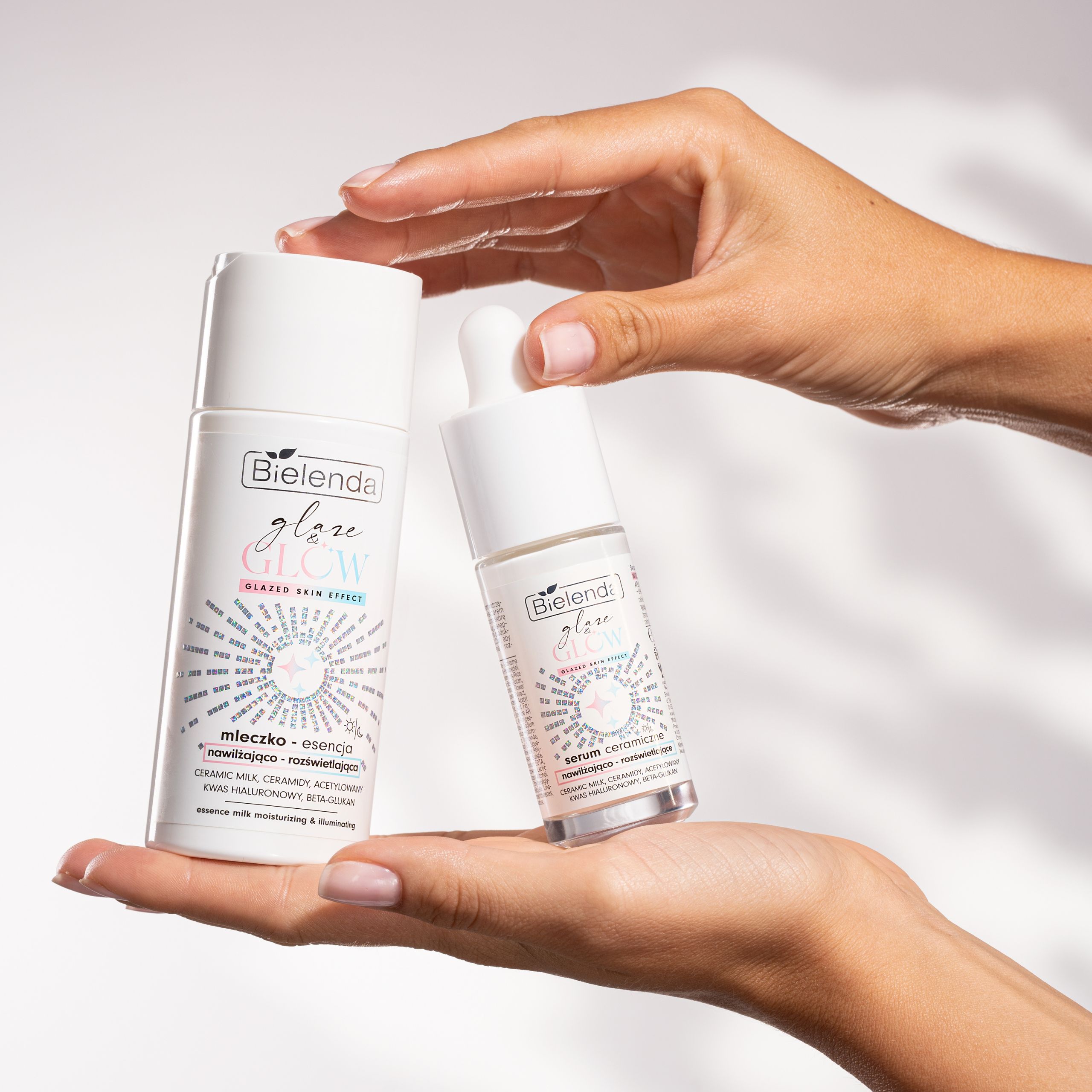 Сыворотка для лица Bielenda Glazed Skin Effect керамидная, увлажняющая и придающая сияние, для сухой кожи — фото 3