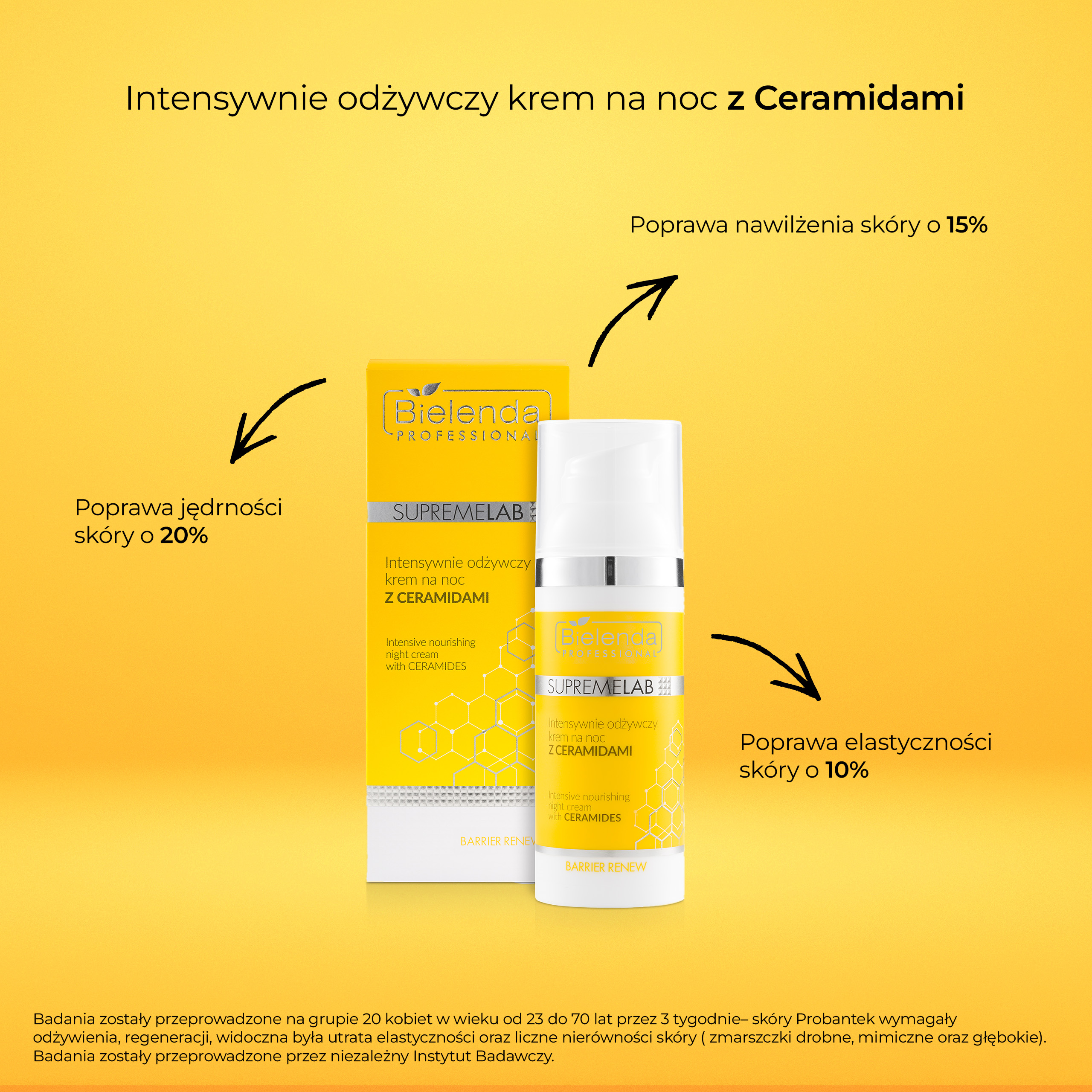 Intensywnie odżywczy krem na noc z Ceramidami, 50 ml, Supremelab