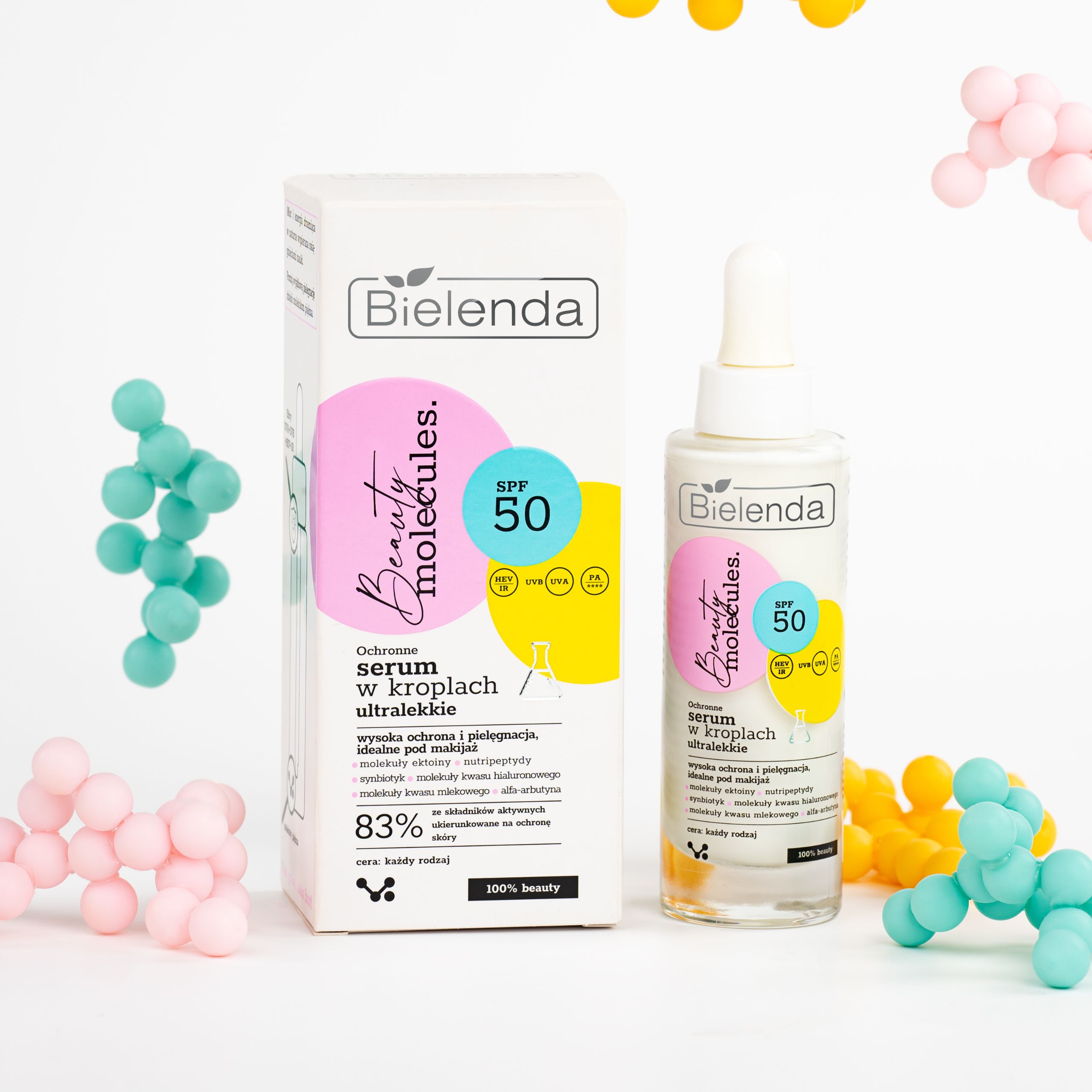 Сыворотка для лица Bielenda защитная, ультралёгкая, SPF 50, для молодой и проблемной кожи — фото 2