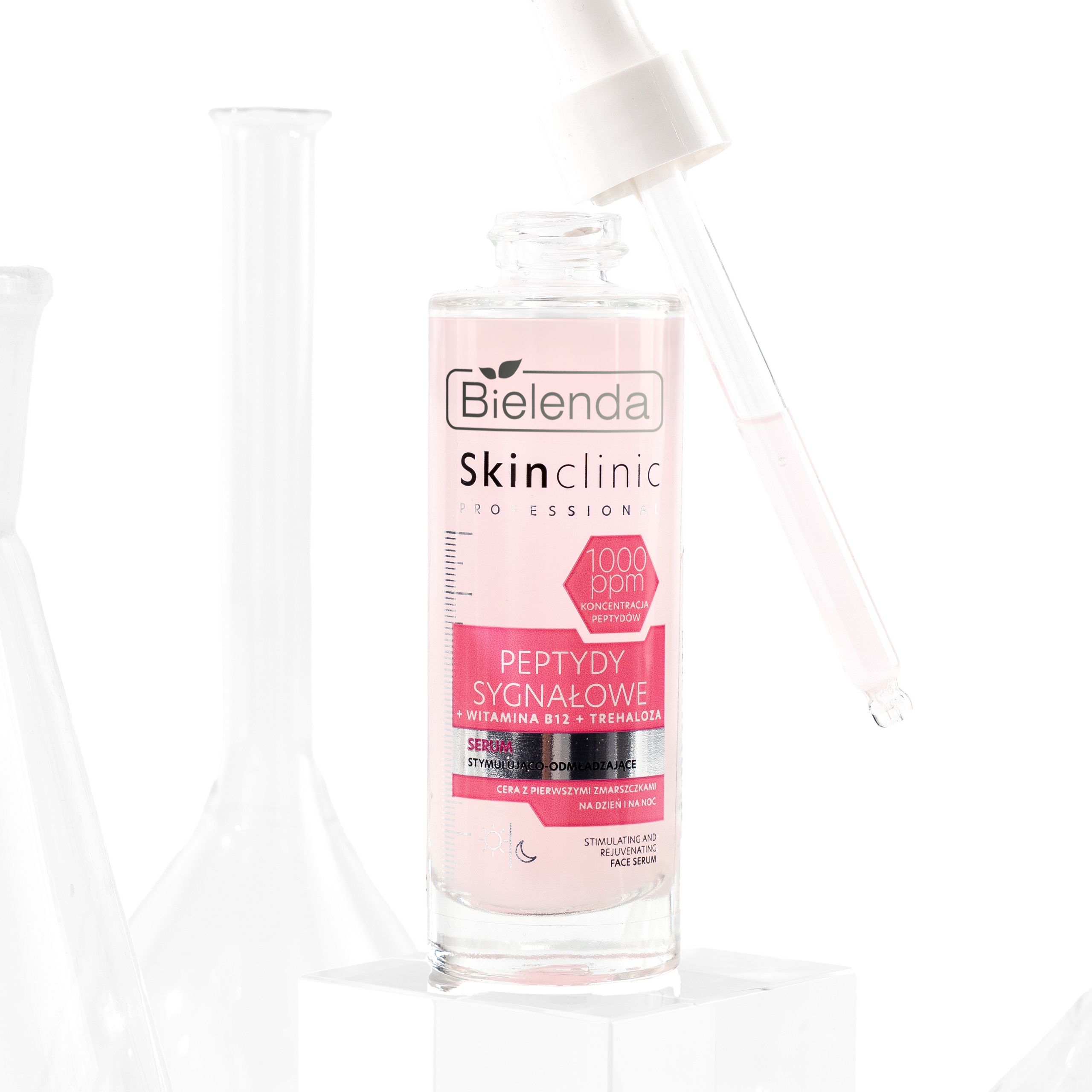 Сыворотка для лица Bielenda Skin Clinic Professional стимулирующая, с сигнальными пептидами и витамином B12 — фото 3