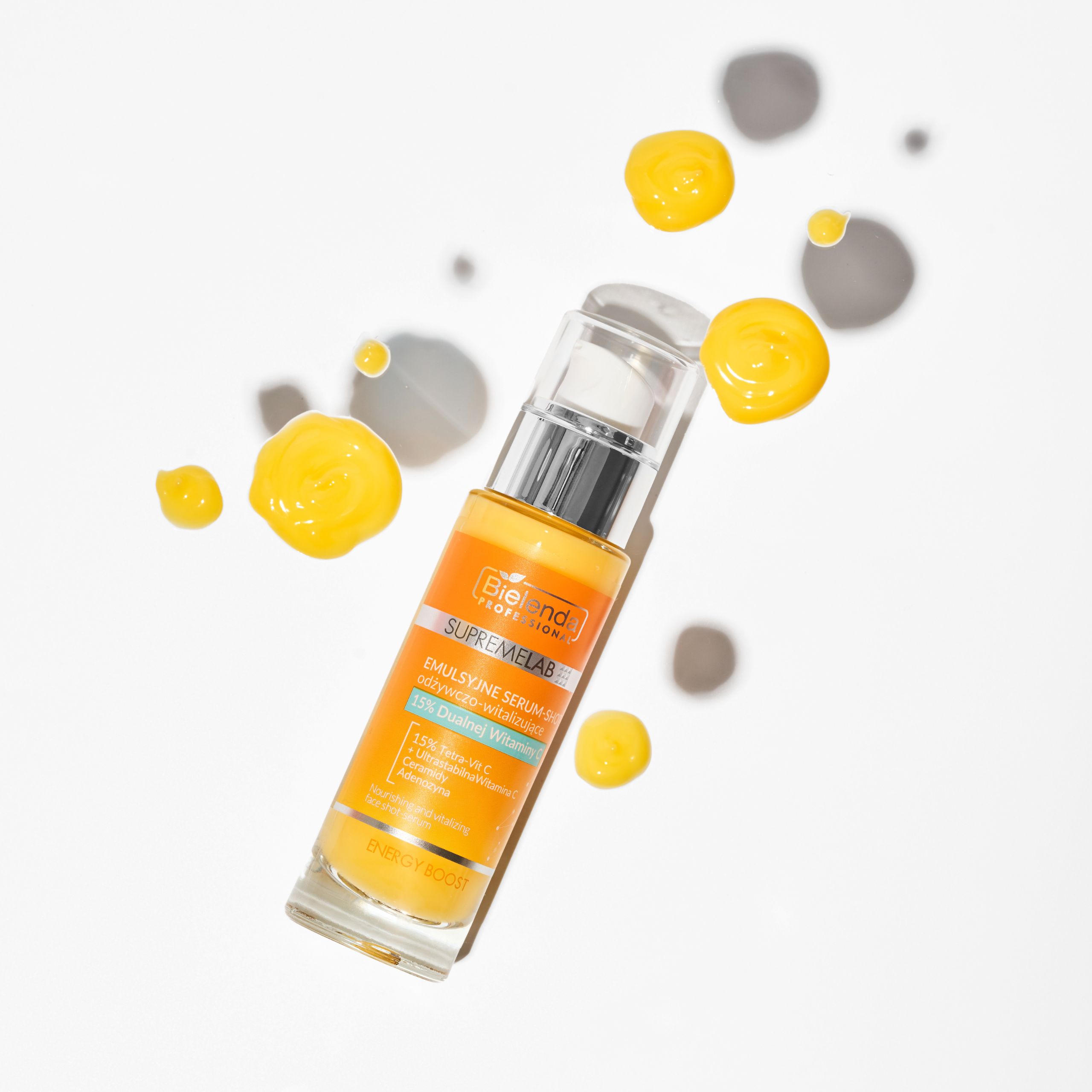 Сыворотка-шот для лица Supremelab с 15% двойного витамина C, питательная, для усталой кожи — фото 3