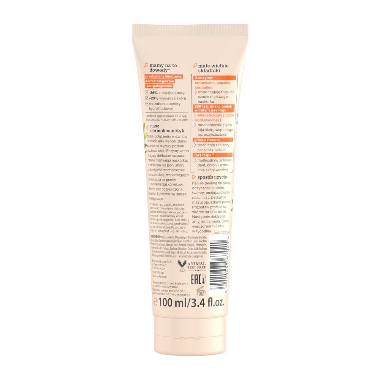 Энзимный пилинг для лица Tolpa Dermo Face Enzyme, с микроиглами — фото 2