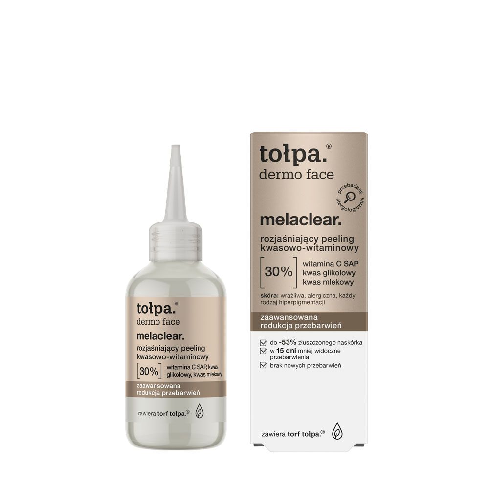 Пилинг для лица Tolpa Dermo Face Melaclear, кислотно-витаминный, осветляющий