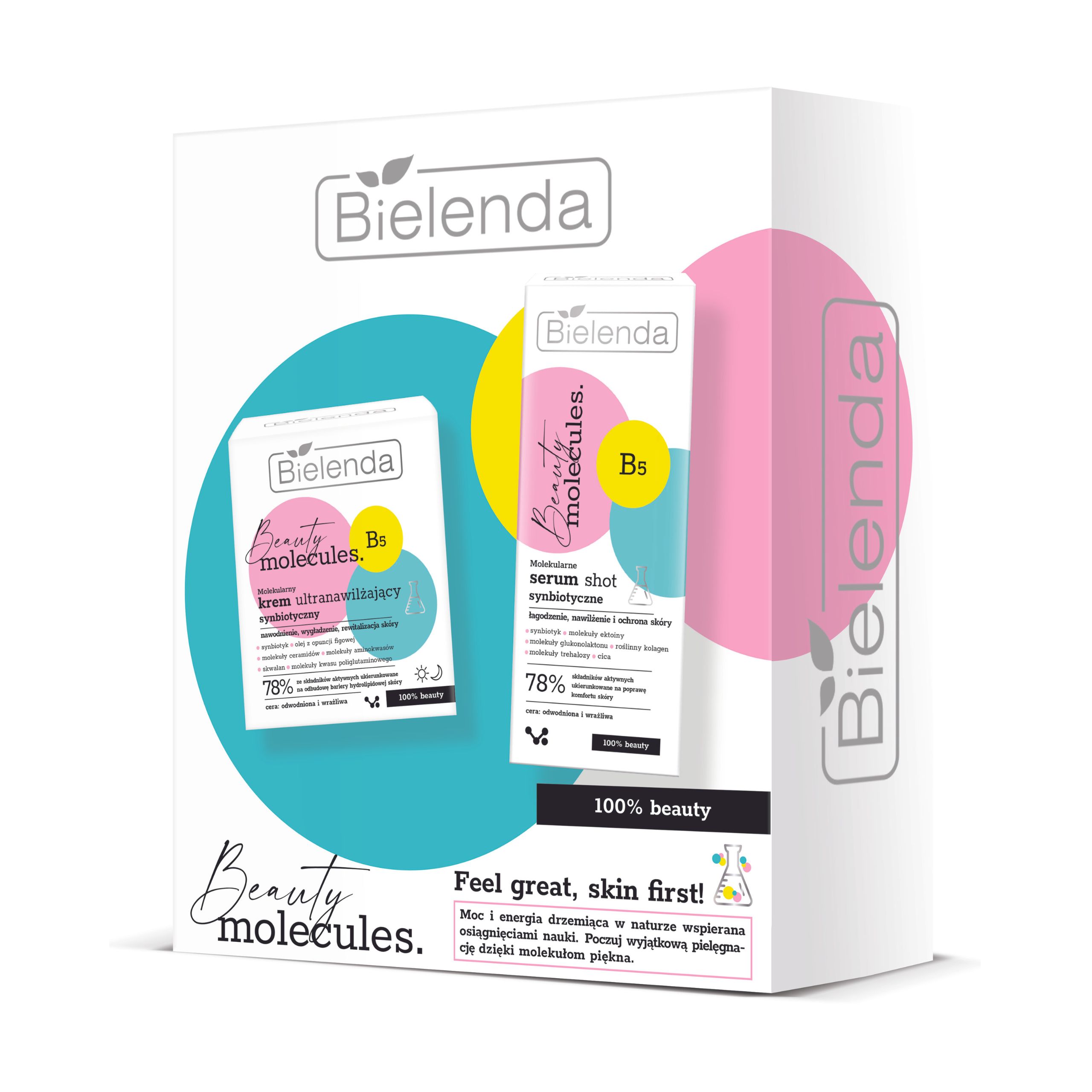 Набор для лица Bielenda Beauty Molecules: синбиотический крем и сыворотка — фото 2