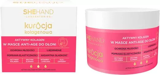 SheHand kuracja kolagenowa maska
